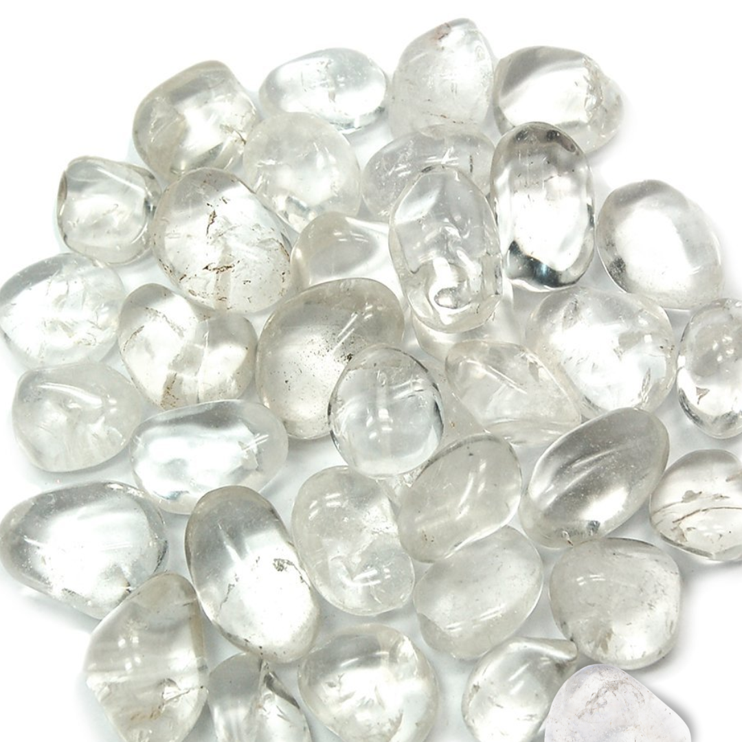 Clear Quartz Tumbles