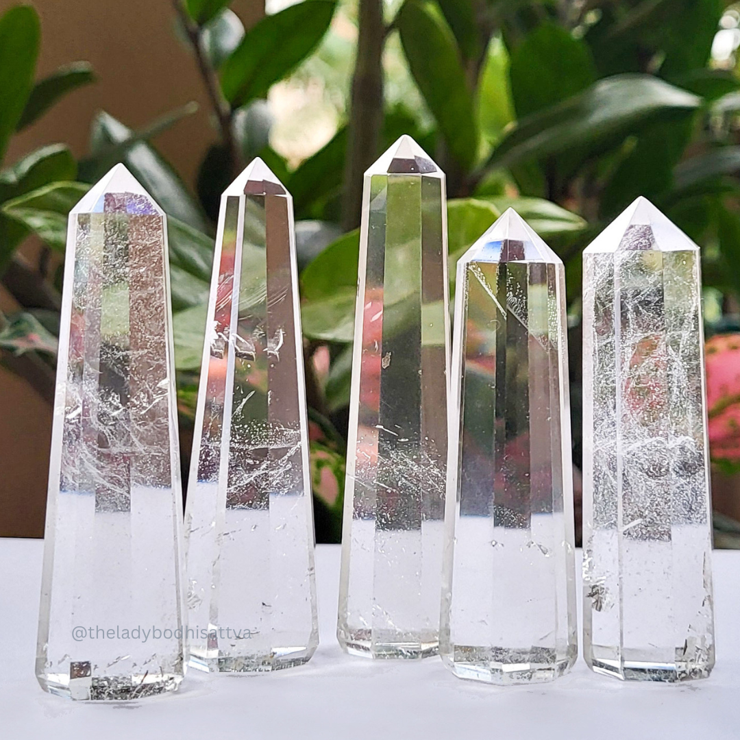 Clear Quartz Wand/Tower/Obelisk/Point