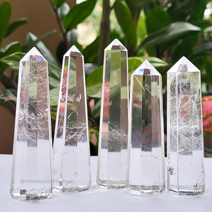 Clear Quartz Wand/Tower/Obelisk/Point