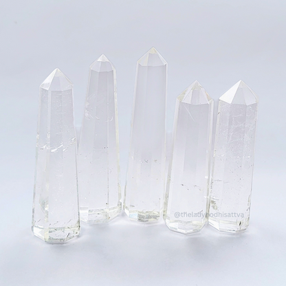 Clear Quartz Wand/Tower/Obelisk/Point