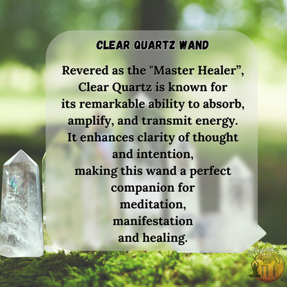 Clear Quartz Wand/Tower/Obelisk/Point